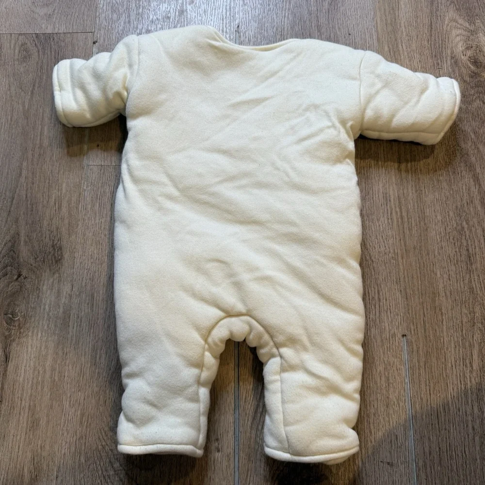 Baby Merlin's Magic Sleepsuit Small 3-6 Months Yellow Swaddle Transition Suit